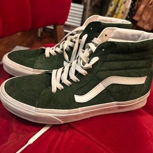 Vans Forest Green High-Top Sneakers